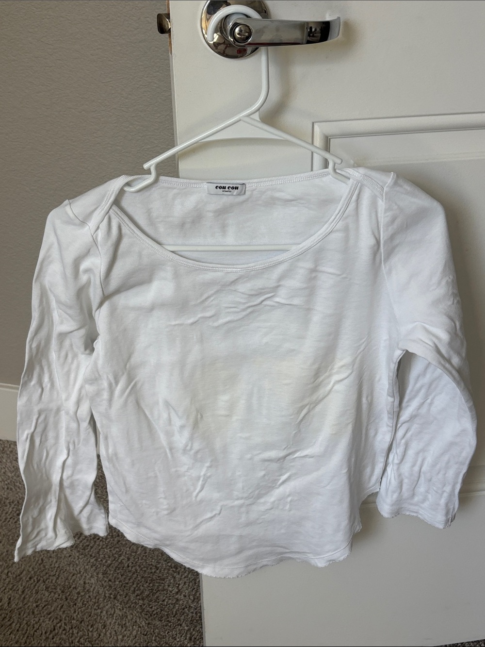Cou cou intimates rina top white size L
